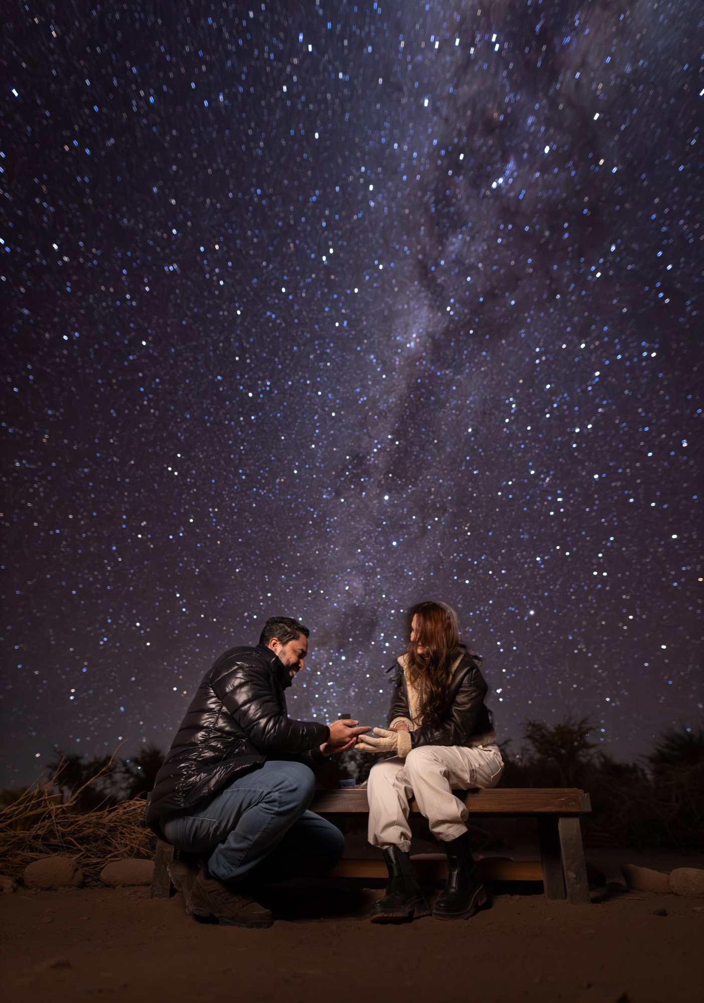 O pedido, sob as estrelas do Atacama